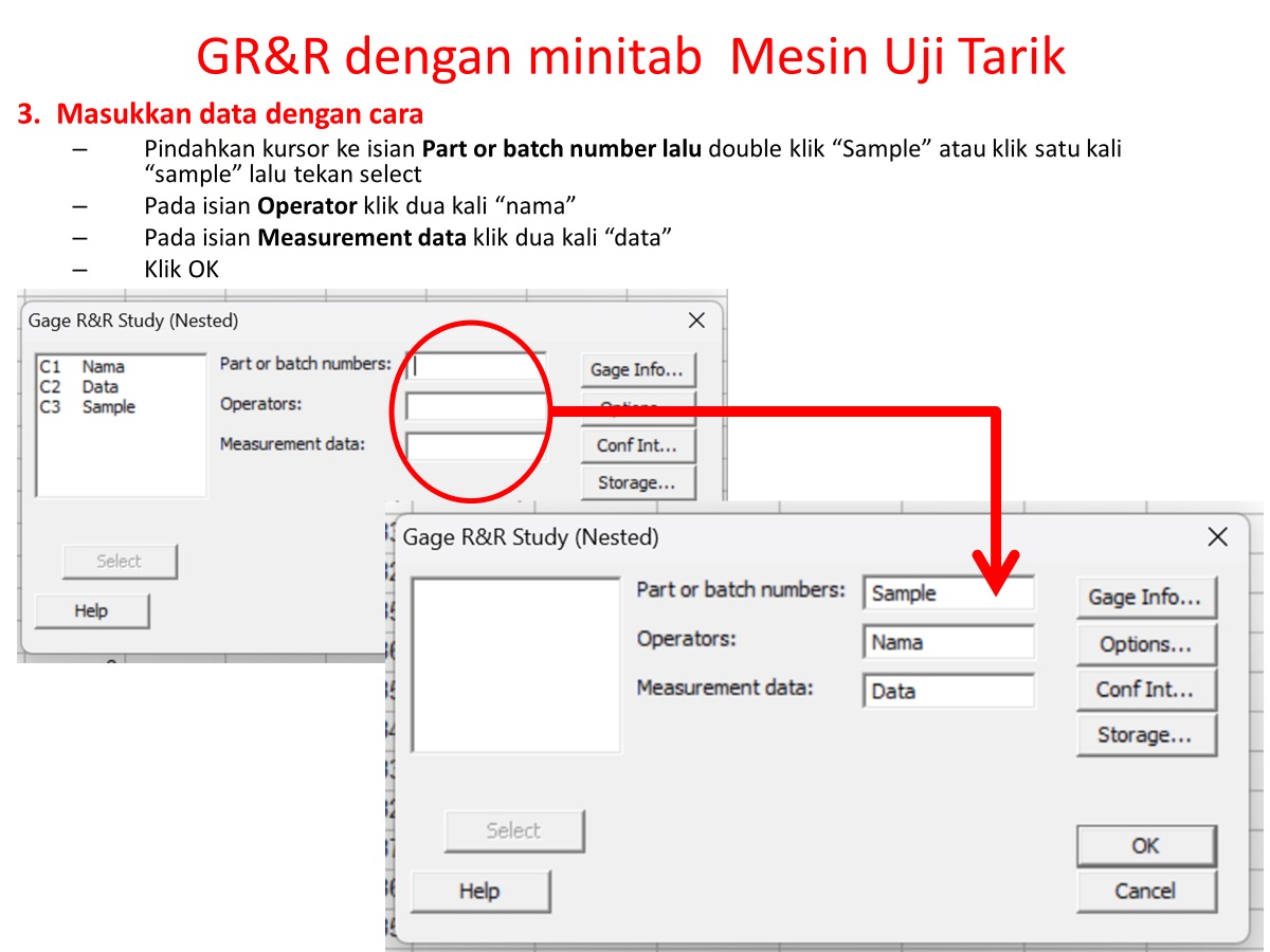 TIPS & CONTOH STUDI KASUS MSA-GRR-NESTED – Www.improvementqhse.com (PT ...